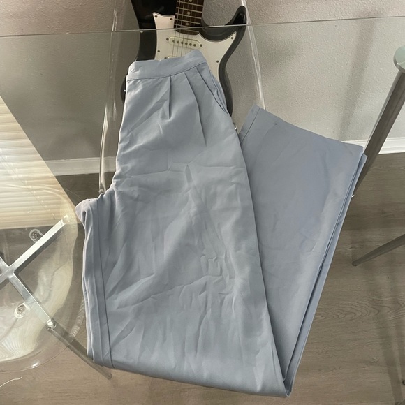 Fashion Nova Light Blue Trousers - Picture 1 of 4